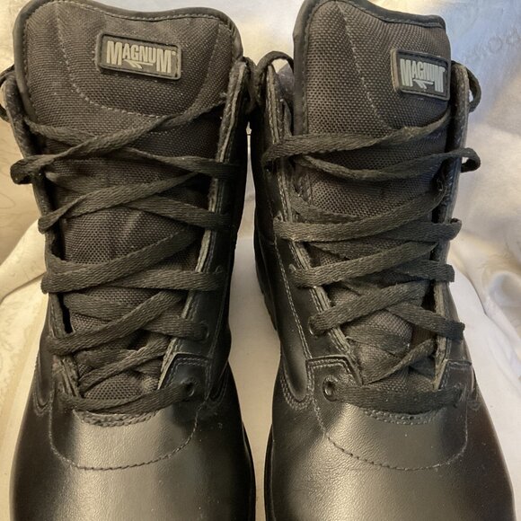 MAGNUM 3D2 STEALTH LEATHER BLACK CAMBRELLE COMFORT LINING MILITARY BOOTS 11.5 Sz - Picture 3 of 15